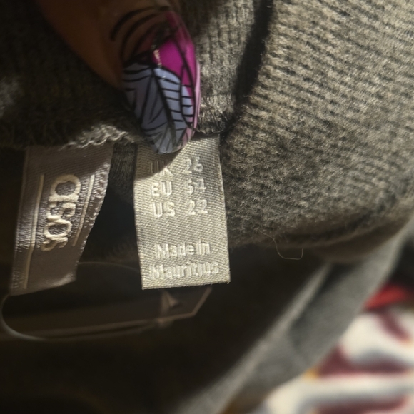 ASOS Charcoal Long Sleeve Dress - Picture 3 of 6